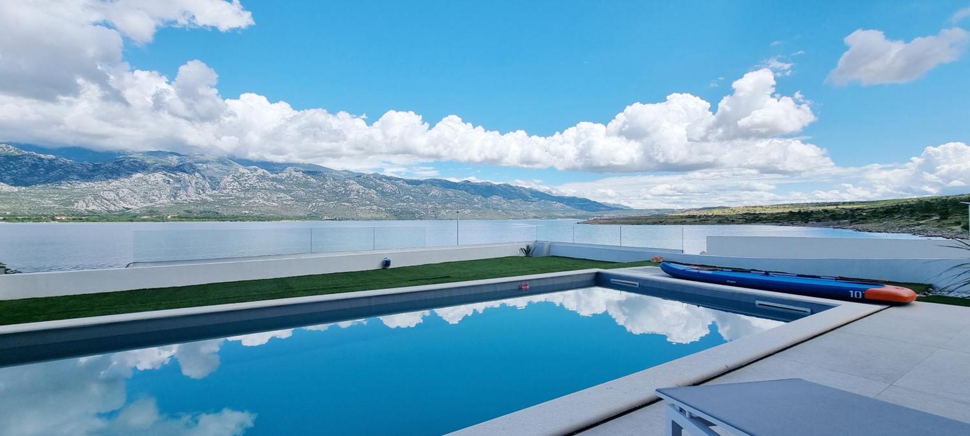 Luxury Adria With Private Pool And Sea View Apartment Vinjerac
