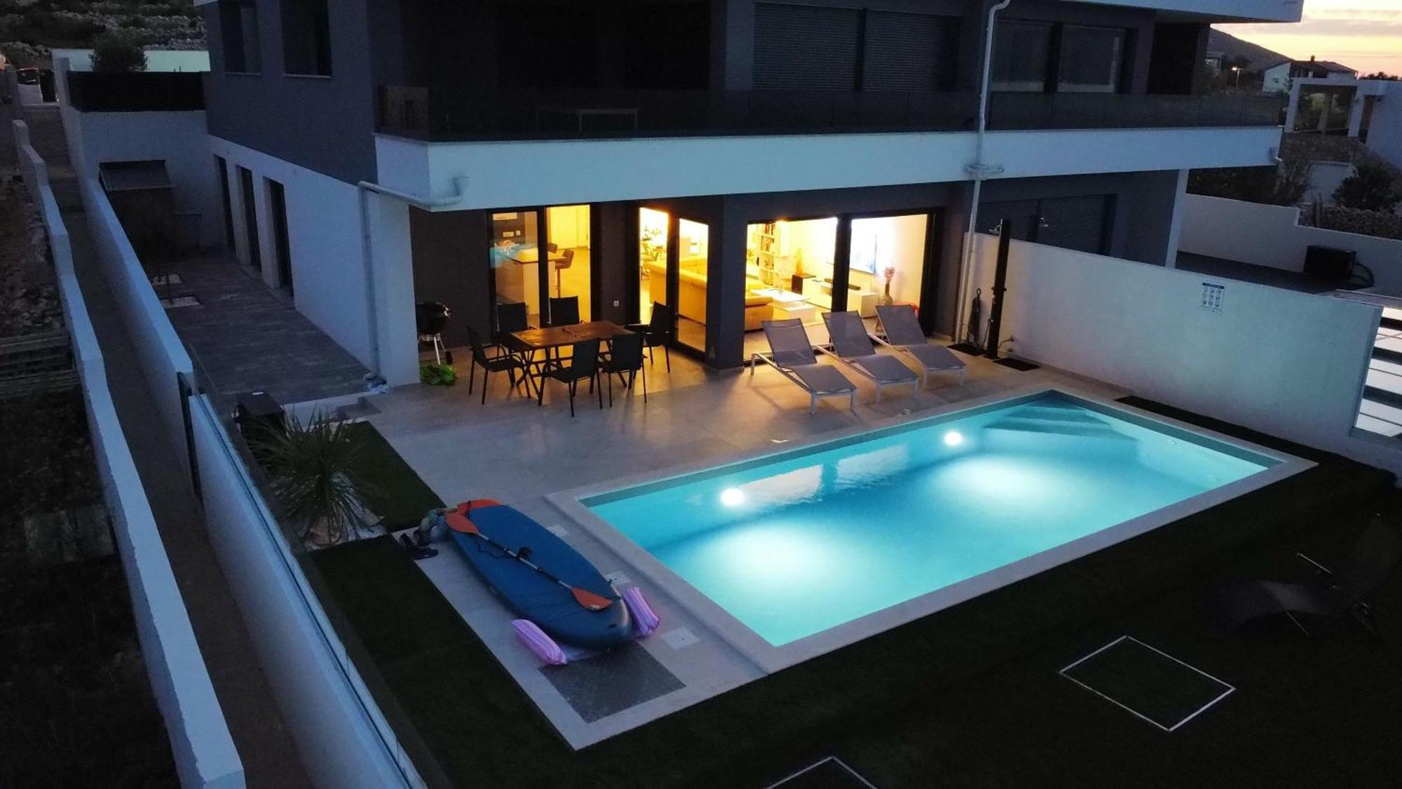 Apartment Luxury Adria With Private Pool And Sea View *